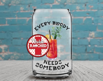 Ontwerp Bloody Mary-glas: Libby Can, png (digitale download)