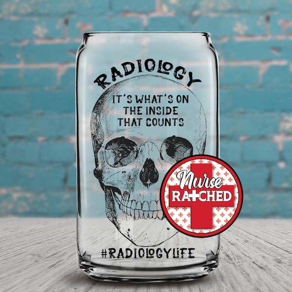 It's What's On The Inside That Counts, Xray Tech, Radiology, Rad Tech, Glass Can Design, Glass Can Png, Digital Download, Digital Only