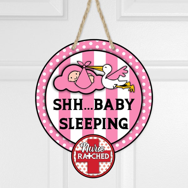 Baby Sleeping Sign - Etsy