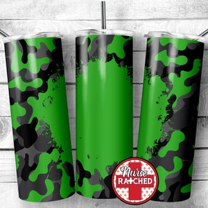 Lime Green Camo, Male Tumbler Background, 20oz Skinny Tumbler Sublimation Design, Digital Download, Instant DIGITAL ONLY