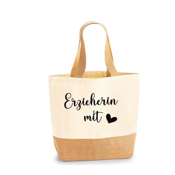 Jutetasche | Pädagogin | Kita Geschenk | Lehrerin Geschenk | Tagesmutter Geschenk | Hebamme Geschenk | personalisiert | Geschenk Erzieherin