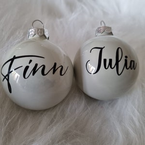 Personalized Christmas bauble | Christmas bauble with name | Christmas tree bauble | Christmas tree decoration | Glass bauble | Gift | Christmas
