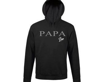Papa Hoodie | Papa | Vatertag | Vatertagssgeschenk | Dad | Dad Hoodie | personalisiert | Geschenk | Hoodie personalisiert | Kindername