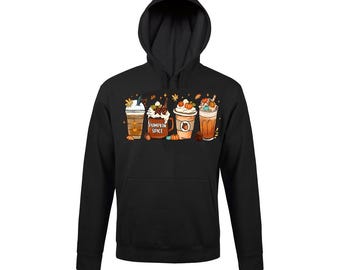 Hoodie | Gift | Fall | Autumn | Pumpkin | Sweater | Fall outfit | cozy | Fall coffee hoodie | Pumpkin | Coffee | Latte