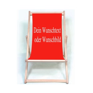 Liegestuhl personalisiert bedruckter Liegestuhl Geschenksidee Hochzeit Fotogeschenk personalisiertes Geschenk Strandstuhl Bild 3