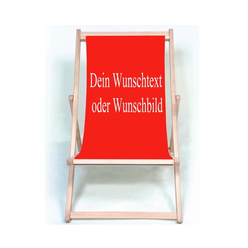 Liegestuhl personalisiert bedruckter Liegestuhl Geschenksidee Hochzeit Fotogeschenk personalisiertes Geschenk Strandstuhl Bild 3