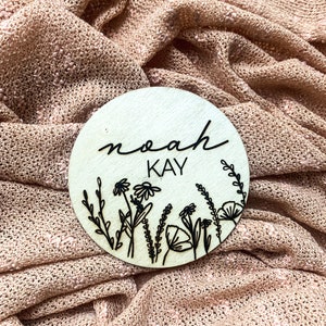 Newborn Name sign