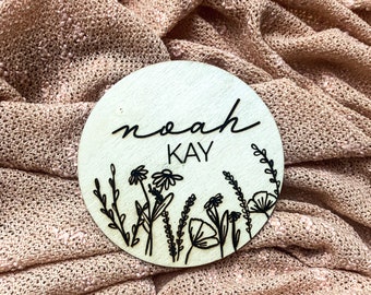 Newborn Name sign