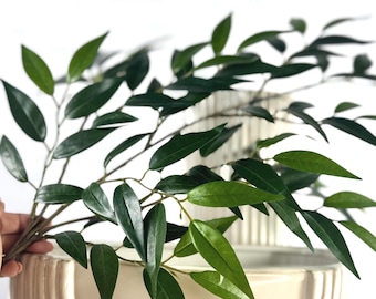 27" faux smilax spray
