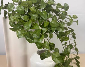 23" mini philo leaf hanging bush