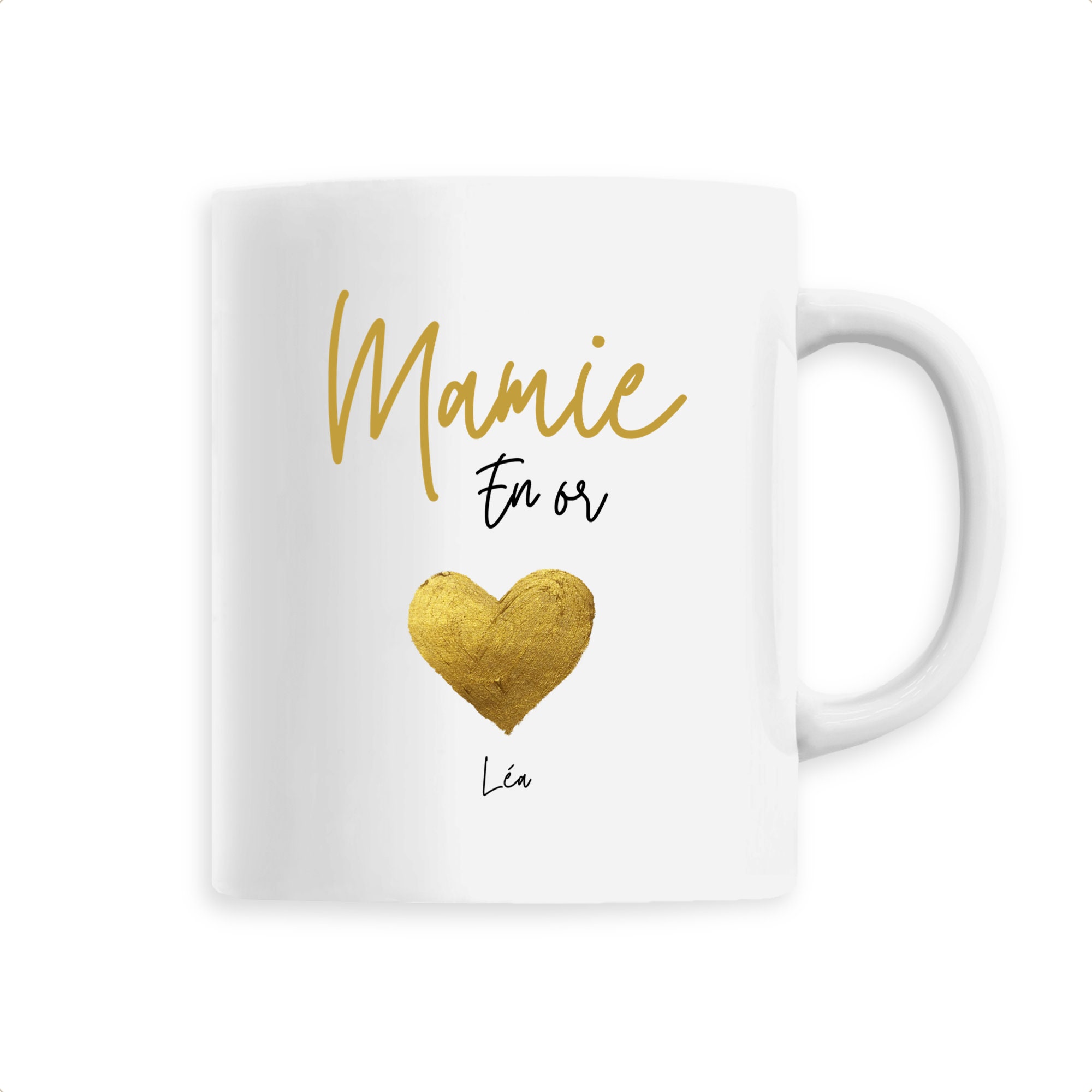 Mug Mamie Personnalisée - Mug Personnalisé Prénom Cadeaux Fête Grand Mère
