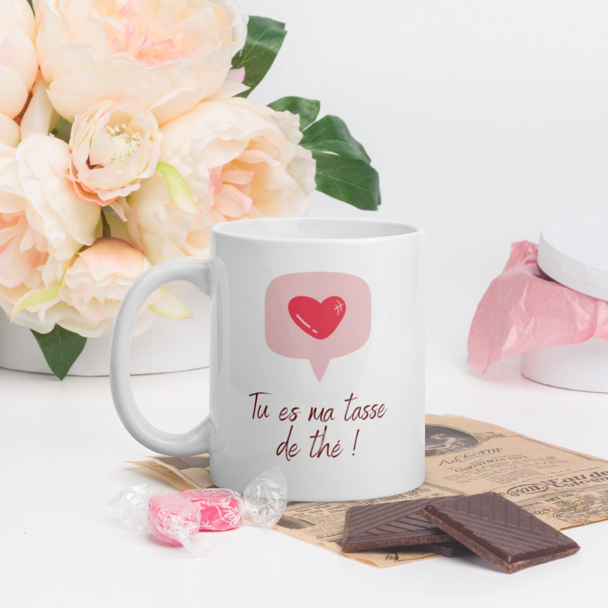 Mug Blanc - Mug St Valentin à Message