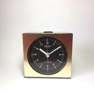 Reloj despertador vintage, reloj vintage, reloj de escritorio vintage español, perfecto para coleccionistas de decoración retro