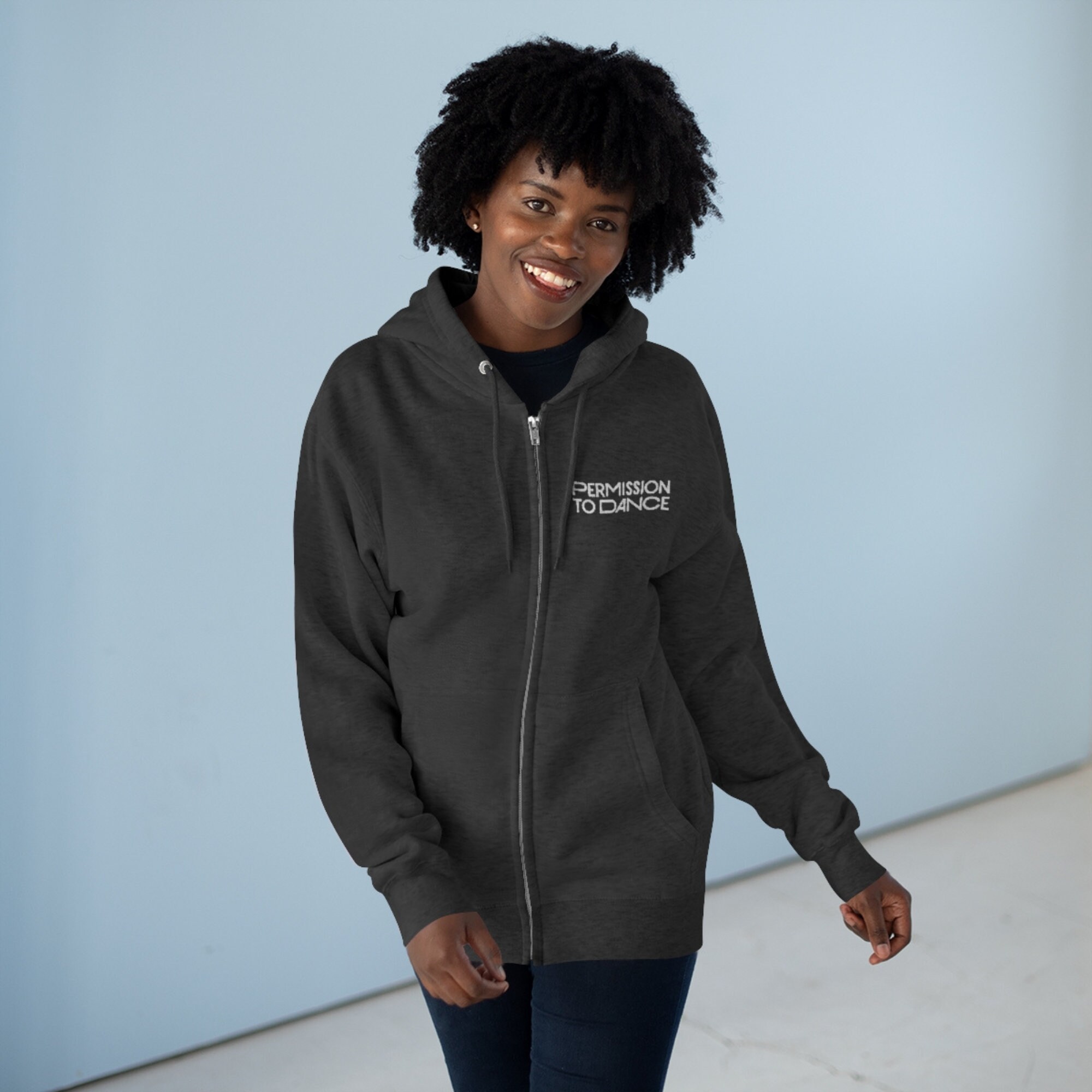 Permission to Dance on Stage Full Zip Hooded Sweatshirt - Etsy Canada