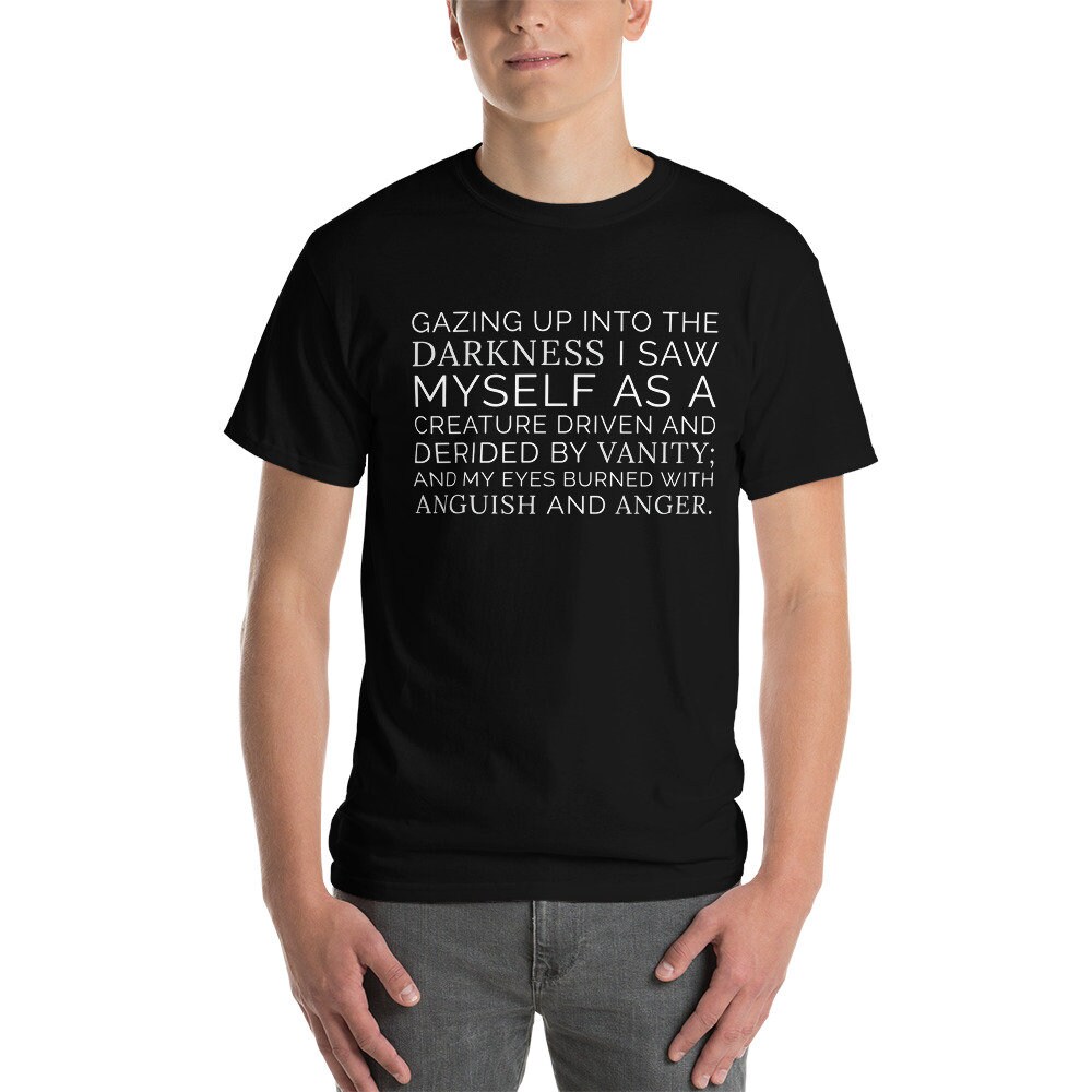Large Quote by James Joyce Adult's Cotton T-Shirt (White) (TA00074723) :  : Everything Else