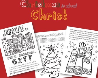 Christmas Coloring Book - Printable 23 Pages