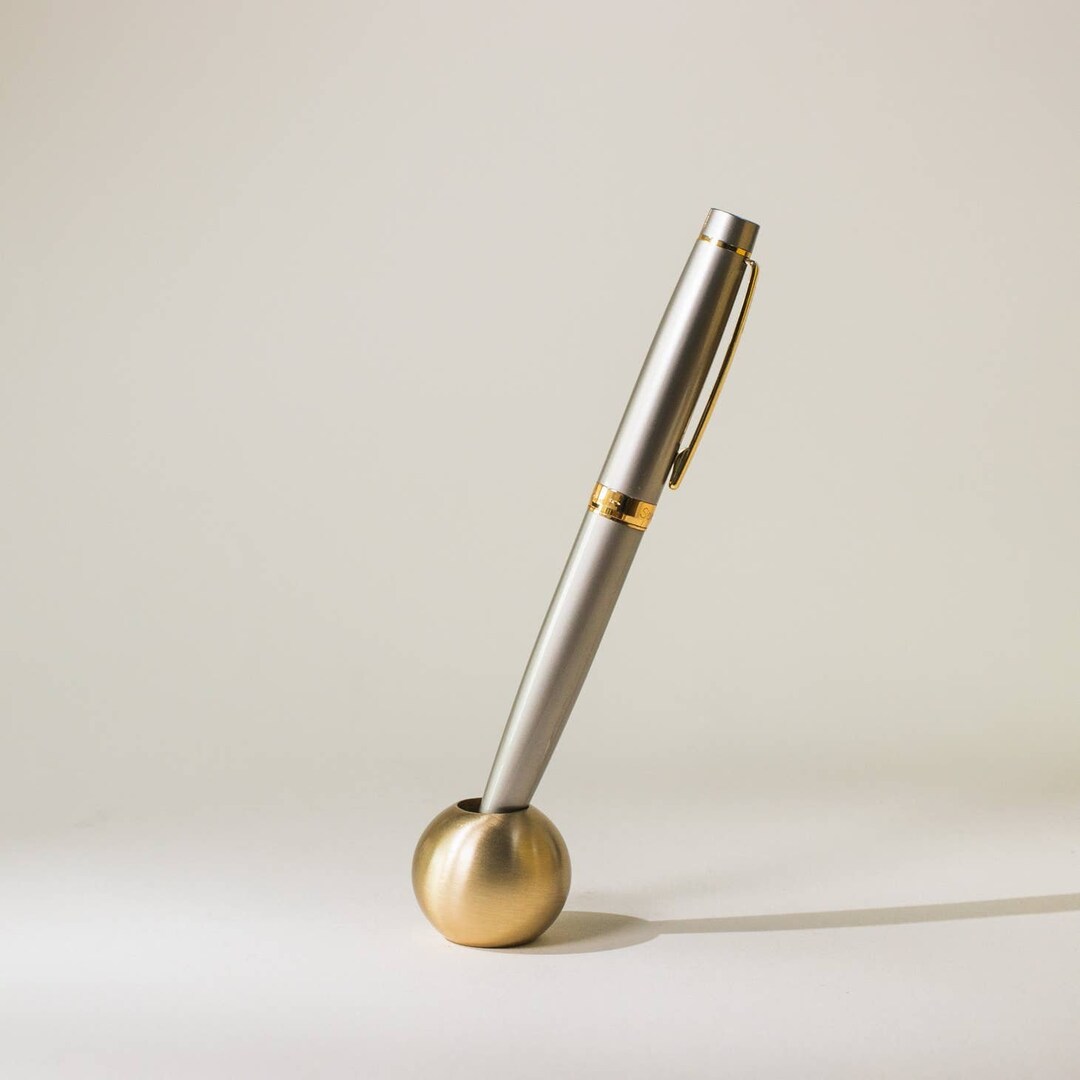 Brass Pen Holder Etsy