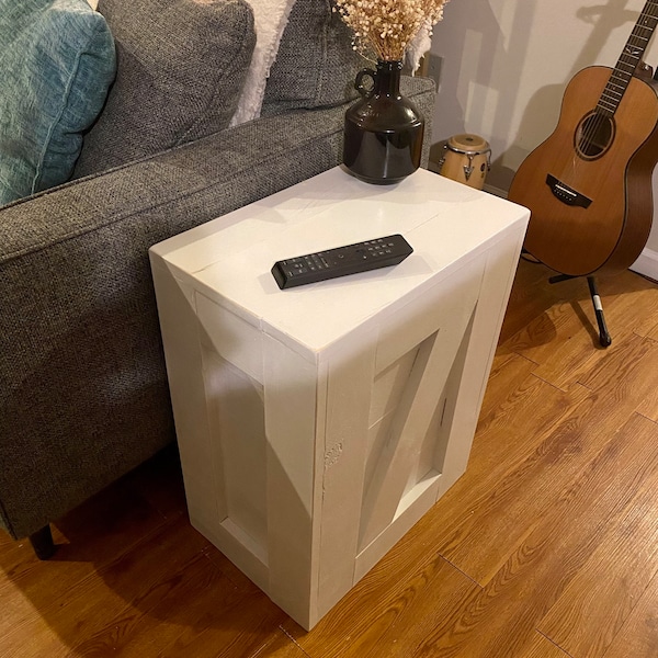 Narrow End Table Etsy