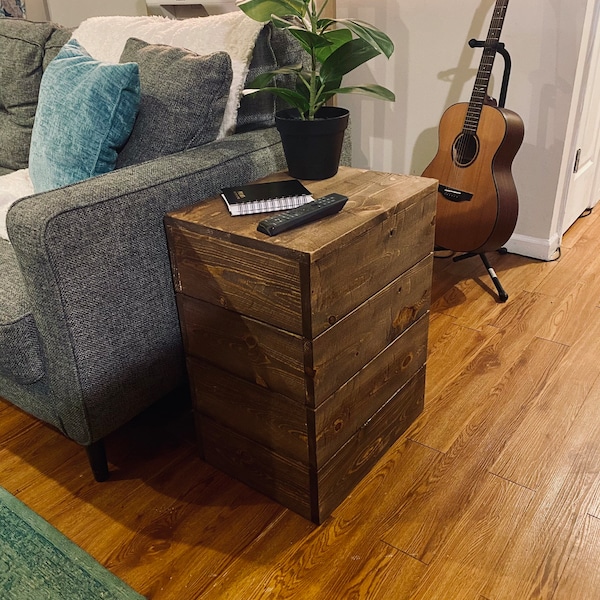 Farmhouse Narrow End Tables Etsy