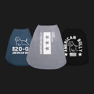 Super Soft T Shirts For Dogs | American Bully High Quality Pet Apparel | Bulk Tee Package (3)