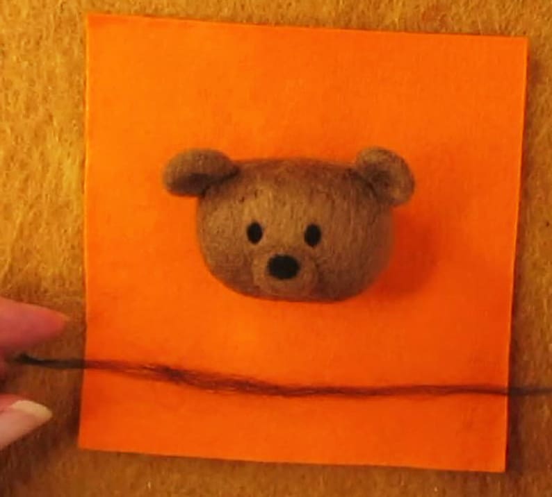 How to Needle Felt Eyes Mouths Noses Eyebrows and Face Etsy UK