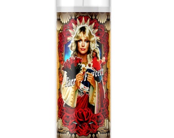 Saint Farrah Fawcett Candle