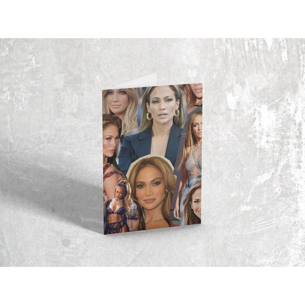 JLo  Card Jennifer Lopez Greeting Card