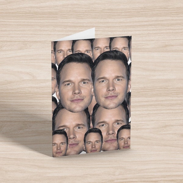 Chris Pratt Card - Chris Pratt Greeting Card