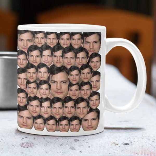 Ashton Kutcher Mug - 11oz Or 20oz- Ashton Kutcher Coffee Cup - Ceramic Mug