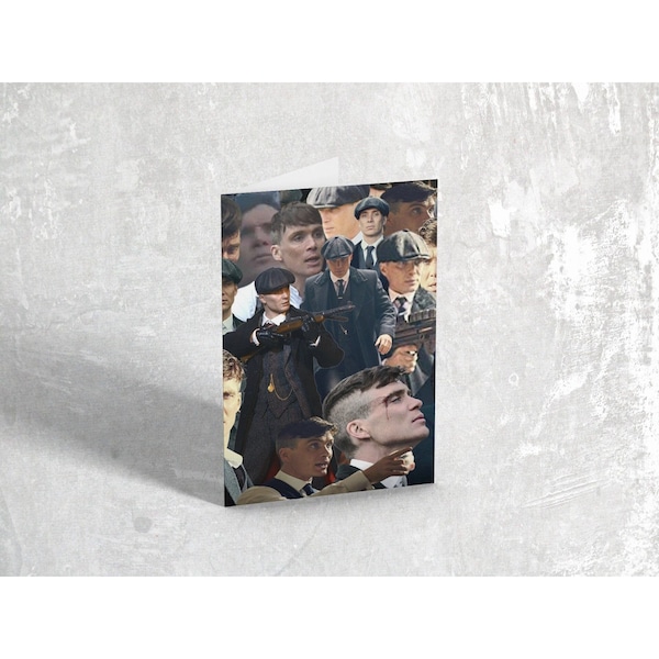 Thomas Shelby Card Cillian Murphy Greeting Card