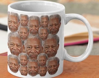 Morgan Freeman Mug - 11oz Or 20oz- Morgan Freeman Coffee Cup - Ceramic Mug