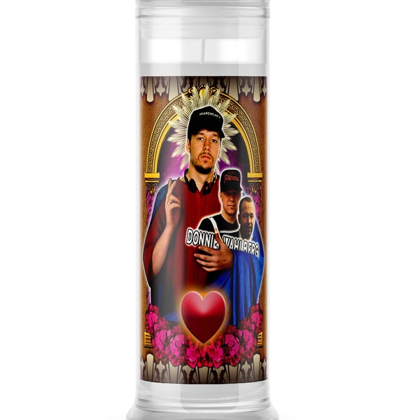 Saint Donnie Wahlberg Candle