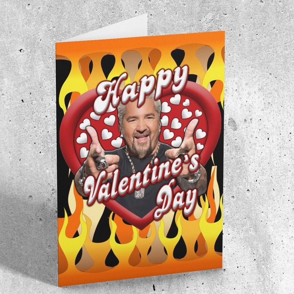 Guy Fieri Card - Guy Fieri Valentines Day Card