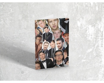 Justin Timberlake Card Justin Timberlake Greeting Card