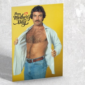 Tom Selleck Card - Tom Selleck Mother's Day Card