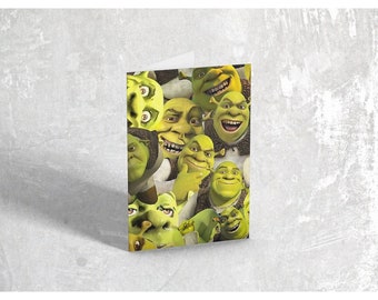 Tarjeta Shrek Tarjeta de felicitación Shrek