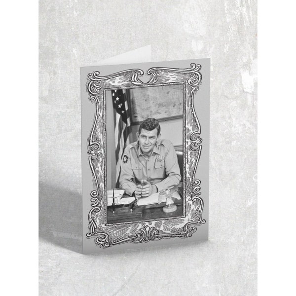 Sheriff Andy Taylor Card Andy Griffith Show Greeting Card