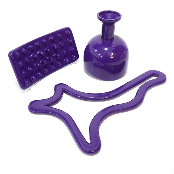 Body Sculpting Metal Therapy 3 Elements Massager Color Purple