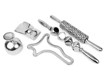 Colombian Metal Therapy 5 Elements Tools for Ice/Cryo Body Sculpting