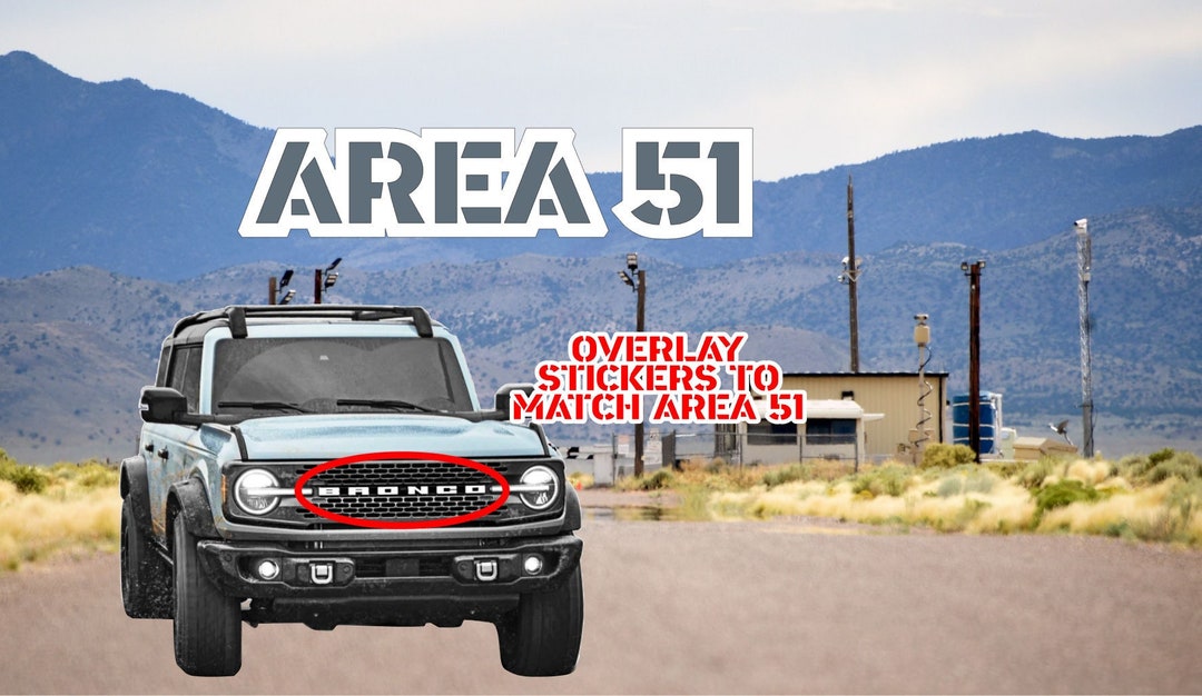 UPR Direct Replacement Grille Letters Fits 21-25 Ford Bronco - Foto 5