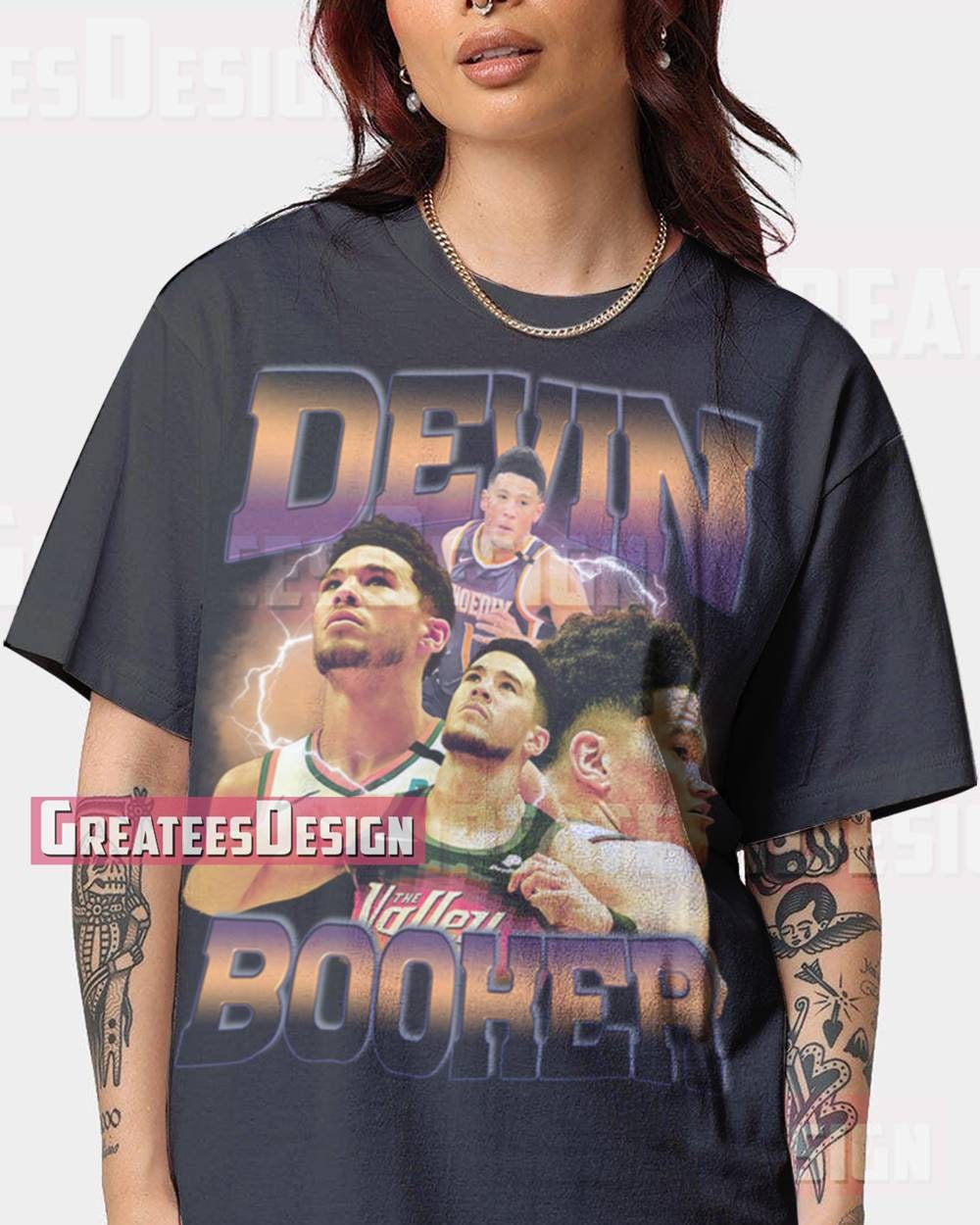 DEVIN BOOKER PHOENIX SUNS SON OF THE VALLEY GRAPHIC T-SHIRT - Prime Reps