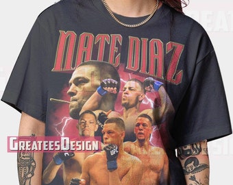 Limited Nate Diaz Shirt T-shirt Unisex Tee Oversize Shirt GEE109