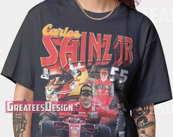 Limited Carlos Sainz Jr. Camicia T-shirt Unisex Camicia Oversize MM54