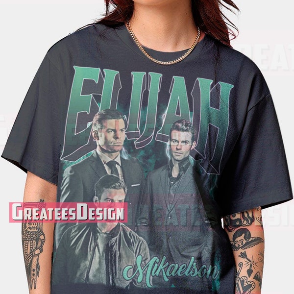 Camicia limitata Elijah Mikaelson Daniel Gillies Tshirt Graphic Tee Felpa unisex PTR90