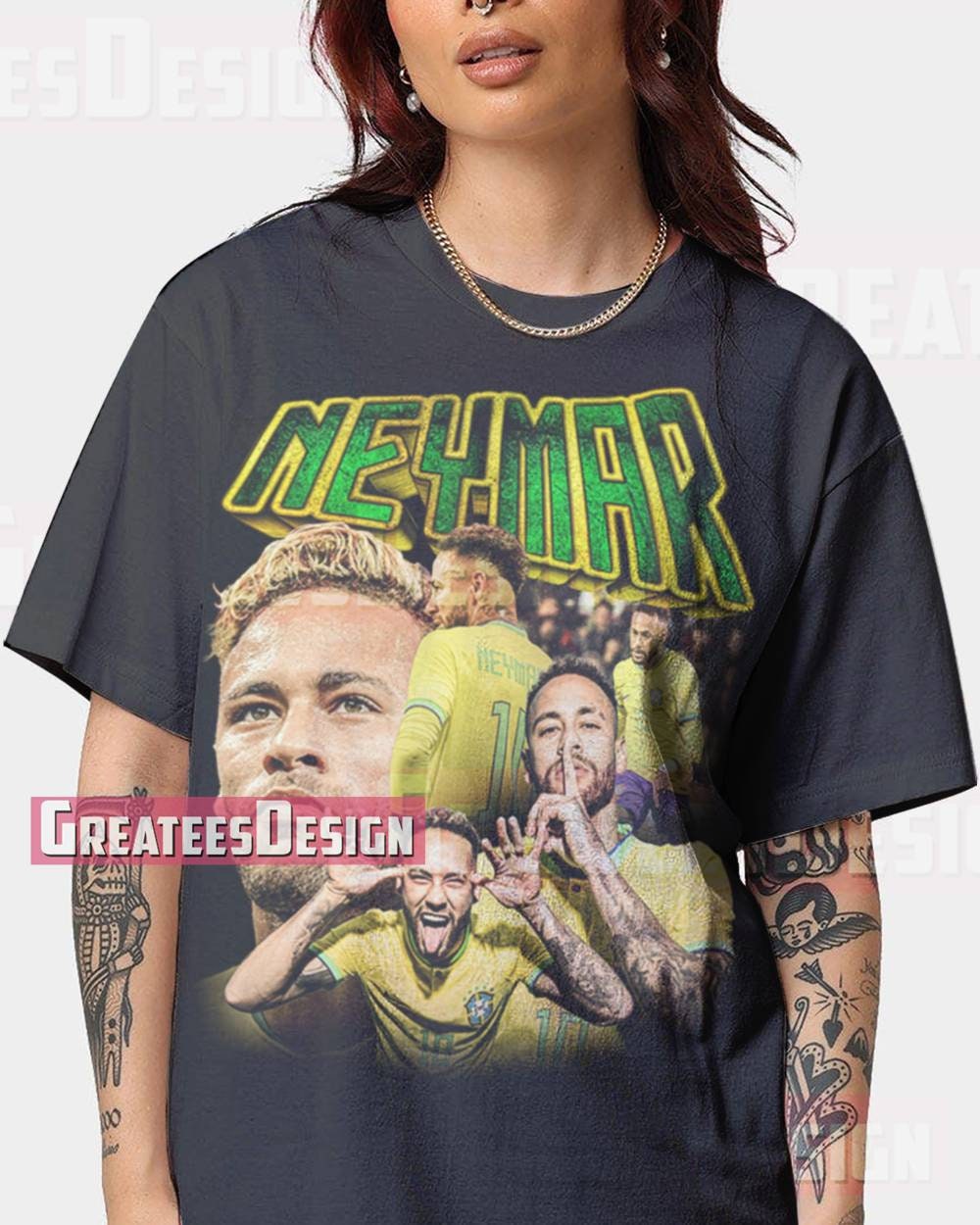 einde dichtbij Etna Limited Neymar Jr T-shirt Vintage Sweatshirt Oversize Shirt - Etsy