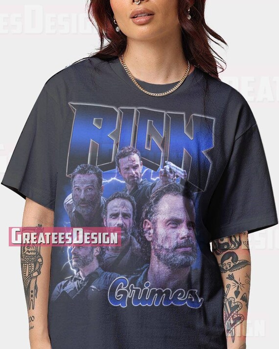 Limited Rick Grimes Tshirt Andrew Lincoln Tshirt Oversize Shirt Unisex  Shirt GEE18 -  Canada