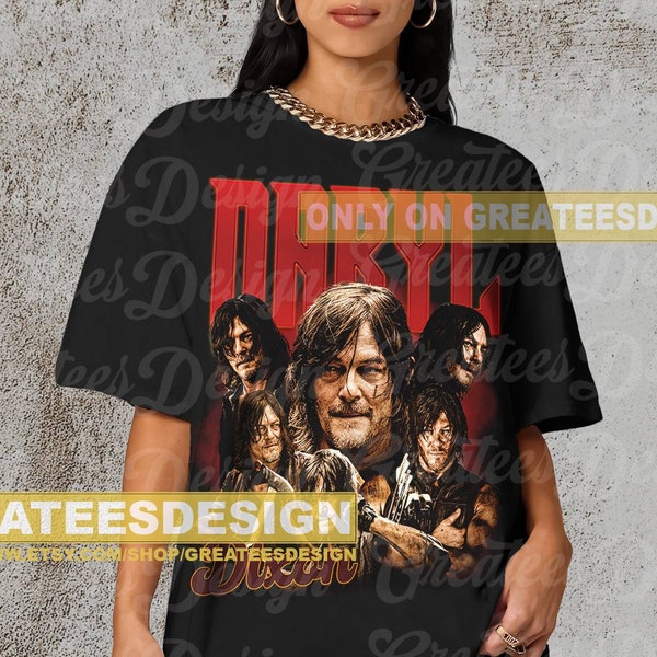 Limited Daryl Dixon TShirt Norman Reedus Tshirt Oversize Shirt Unisex Shirt GEE17