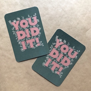 You Did It card eco
