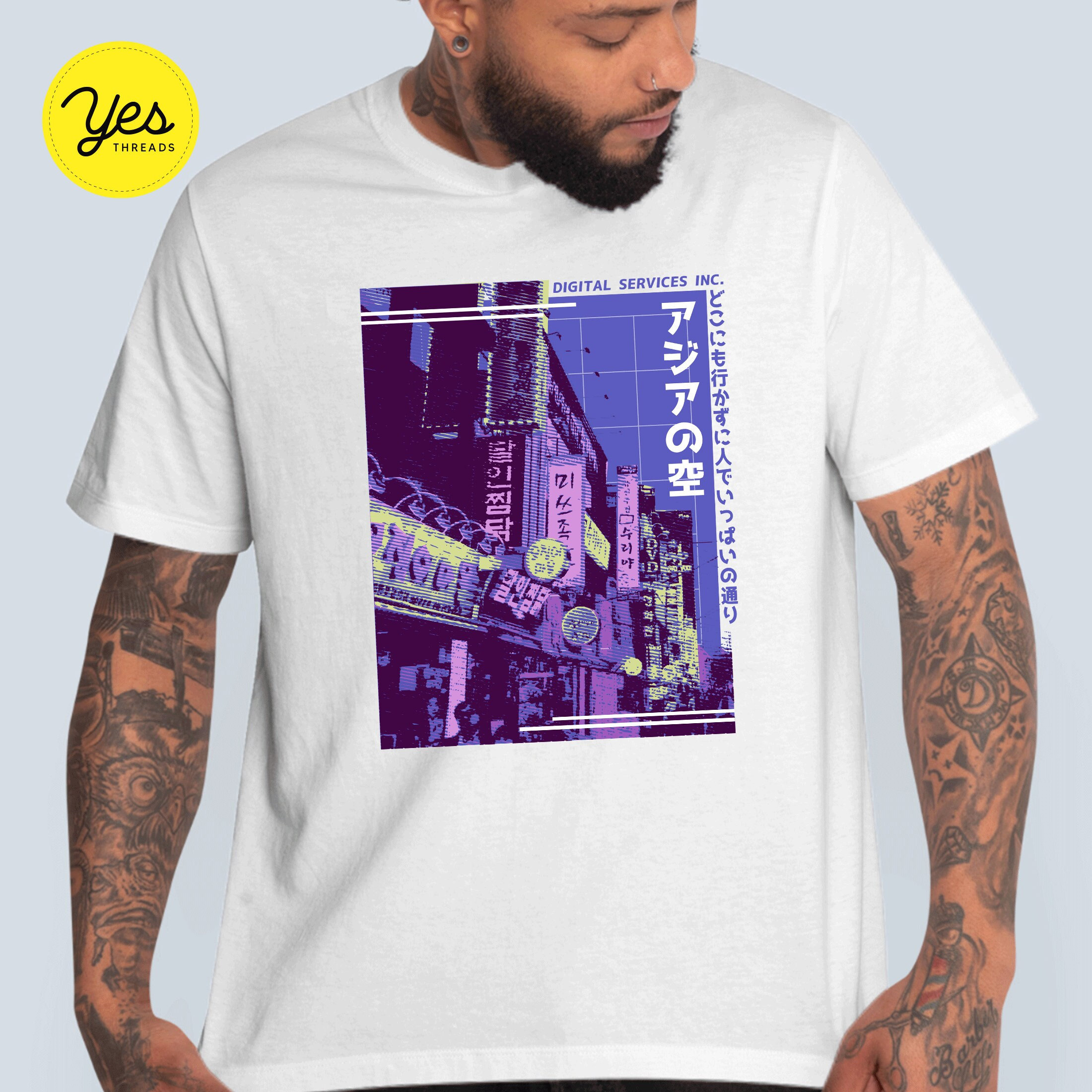 Discover Tokyo Streets Shirt. Vaporware Tokyo Square Japan - Graphic Tee