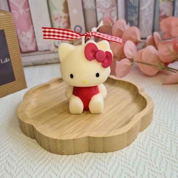 Hello Kitty candle; Birthday gift; Gift for Hello Kitty lover